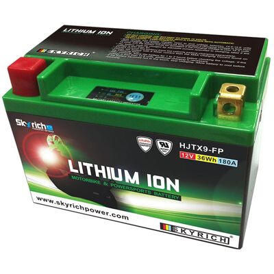 Batterie Skyrich Lithium Ion YTX9-BS / (HJTX9-FP) - Publicité Batterie Skyrich Lithium Ion YTX9-BS / (HJTX9-FP) - Publicité