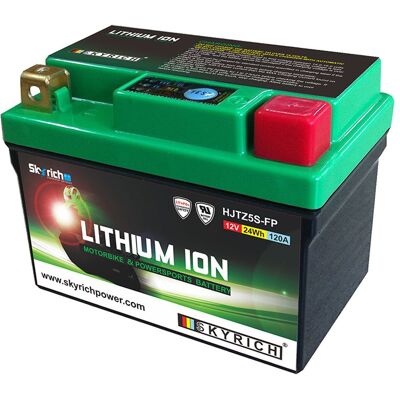 Batterie Skyrich Lithium Ion YTZ5S-BS/YTX4L-BS/YTX5L-BS (HJTZ5S-FP ) - Publicité Batterie Skyrich Lithium Ion YTZ5S-BS/YTX4L-BS/YTX5L-BS (HJTZ5S-FP ) - Publicité