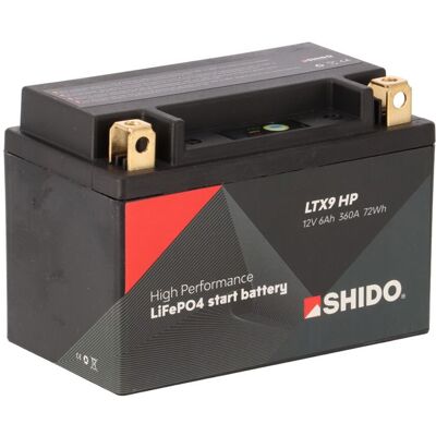 Batterie Shido LTX9 HP Lithium Ion - Publicité Batterie Shido LTX9 HP Lithium Ion - Publicité