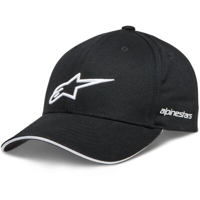 Casquette Alpinestars ROSTRUM Black/White - Publicité Casquette Alpinestars ROSTRUM Black/White - Publicité