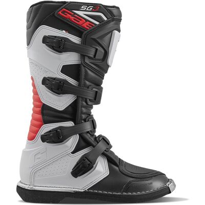 Bottes cross Gaerne SGJ Black/White/Red - Publicité Bottes cross Gaerne SGJ Black/White/Red - Publicité