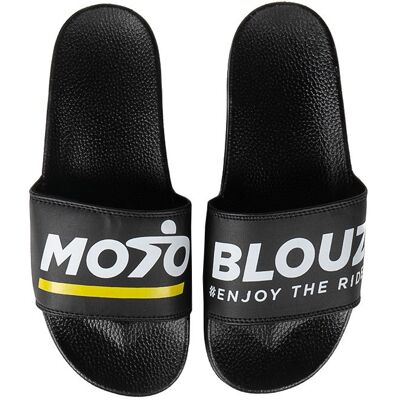 Claquettes Motoblouz FLIP FLOP Black - Publicité Claquettes Motoblouz FLIP FLOP Black - Publicité