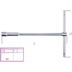 Clé en T Beta béquille simple douille profonde 6 pans - Publicité Clé en T Beta béquille simple douille profonde 6 pans - Publicité