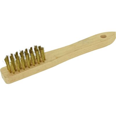 Brosse métallique Tivoly BOUGIE PROFESSIONNEL MANCHE EN BOIS GARNITURE LAITON - Publicité Brosse métallique Tivoly BOUGIE PROFESSIONNEL MANCHE EN BOIS GARNITURE LAITON - Publicité