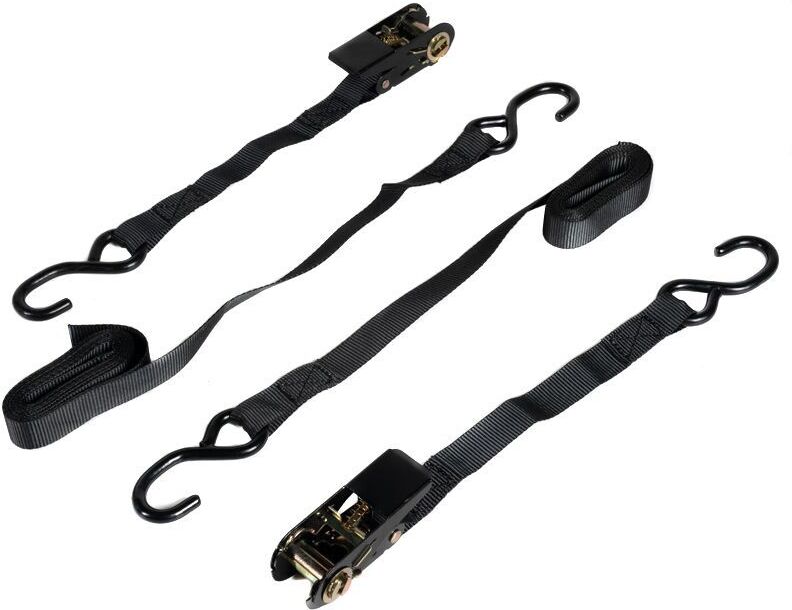 Sangle à cliquet KOOROOM LOT DE 2 - 180CM Noir