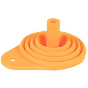 Entonnoir KOOROOM EN SILICONE Full Orange - Publicité Entonnoir KOOROOM EN SILICONE Full Orange - Publicité