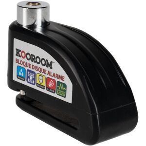 Antivol KOOROOM BLOQUE DISQUE ALUMINIUM AVEC ALARME Noir