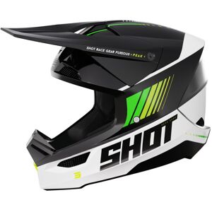 Casque cross Shot FURIOUS - PEAK 2023 Vert - Publicité Casque cross Shot FURIOUS - PEAK 2023 Vert - Publicité