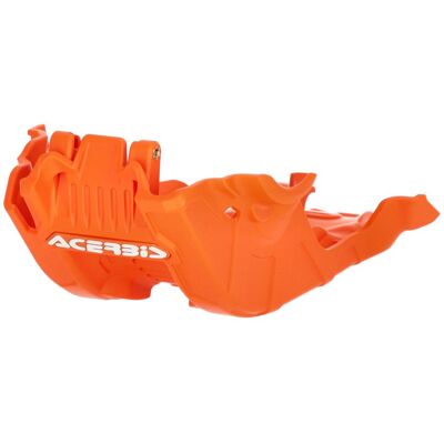 ACERBIS Husqvarna KTM 125 TC 125 SX Orange - Garde-boue moteur - Publicité ACERBIS Husqvarna KTM 125 TC 125 SX Orange - Garde-boue moteur - Publicité