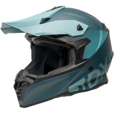 Casque cross DXR ARGESS ABYSS 2026 Blue - Publicité Casque cross DXR ARGESS ABYSS 2026 Blue - Publicité