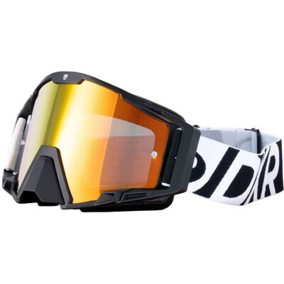 Masque cross DXR GRAVITY BLACK MATT 2026 Black - Publicité Masque cross DXR GRAVITY BLACK MATT 2026 Black - Publicité
