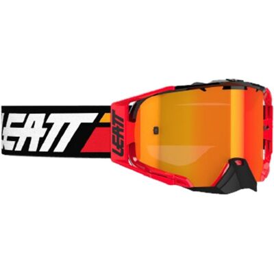Masque cross Leatt VELOCITY 6.5 IRIZ 2025 Red - Publicité Masque cross Leatt VELOCITY 6.5 IRIZ 2025 Red - Publicité