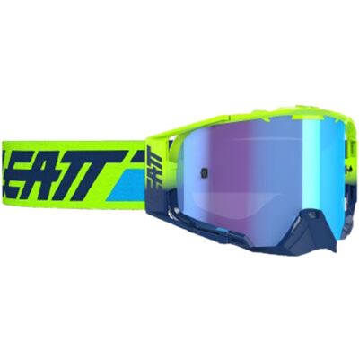 Masque cross Leatt VELOCITY 6.5 IRIZ 2024 Lime Blue - Publicité Masque cross Leatt VELOCITY 6.5 IRIZ 2024 Lime Blue - Publicité