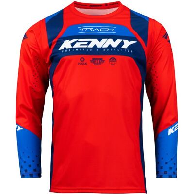 Maillot cross Kenny TRACK FOCUS 2024 Patriot - Publicité Maillot cross Kenny TRACK FOCUS 2024 Patriot - Publicité