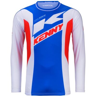 Maillot cross Kenny TRACK 2025 Zoom Patriot - Publicité Maillot cross Kenny TRACK 2025 Zoom Patriot - Publicité