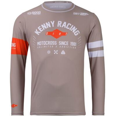 Maillot cross Kenny TRACK 2025 Dirt Sand - Publicité Maillot cross Kenny TRACK 2025 Dirt Sand - Publicité