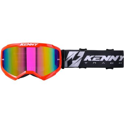 Masque cross Kenny TRACK KOMBAT + ECRAN IRRIDIUM 2027 Red - Publicité Masque cross Kenny TRACK KOMBAT + ECRAN IRRIDIUM 2027 Red - Publicité