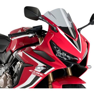 Puig Z-Racing Carénage Fumé Clair - Honda 650 CBR R 2019-2024 - Publicité Puig Z-Racing Carénage Fumé Clair - Honda 650 CBR R 2019-2024 - Publicité