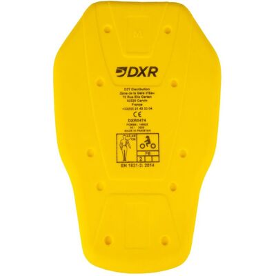 Dorsale DXR BACK PROTECTOR LEVEL 2 Yellow - Publicité Dorsale DXR BACK PROTECTOR LEVEL 2 Yellow - Publicité