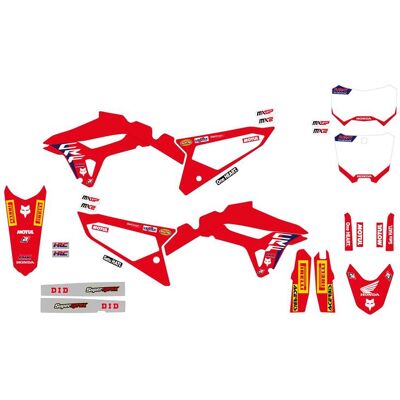 Kit déco Blackbird Team HRC - Publicité Kit déco Blackbird Team HRC - Publicité