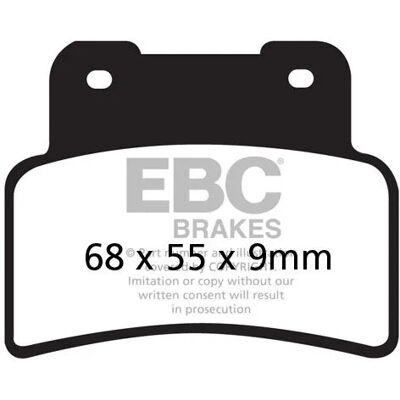 Plaquettes de frein scooter EBC - SFA432HH - Longévité élevée - Publicité Plaquettes de frein scooter EBC - SFA432HH - Longévité élevée - Publicité