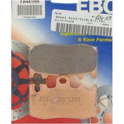 EBC Freins FA441HH - Kit de plaquettes de frein pour motos - Publicité EBC Freins FA441HH - Kit de plaquettes de frein pour motos - Publicité