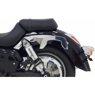 Support valises Hepco & Becker C-Bow - chrome - Publicité Support valises Hepco & Becker C-Bow - chrome - Publicité