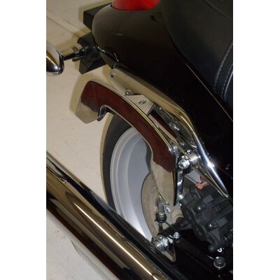 Support valises Hepco & Becker C-Bow - chrome - Publicité Support valises Hepco & Becker C-Bow - chrome - Publicité