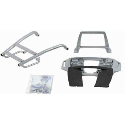 Support top case Hepco & Becker Alurack - argent - Publicité Support top case Hepco & Becker Alurack - argent - Publicité