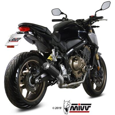 Système d'Échappement en Acier Noir Mivv - Honda CBR 650 R 2019-2023 - Publicité Système d'Échappement en Acier Noir Mivv - Honda CBR 650 R 2019-2023 - Publicité