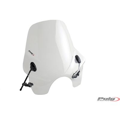 Pare-brise Universel Transparent PUIG Touring I 0856W - Windshield - Publicité Pare-brise Universel Transparent PUIG Touring I 0856W - Windshield - Publicité