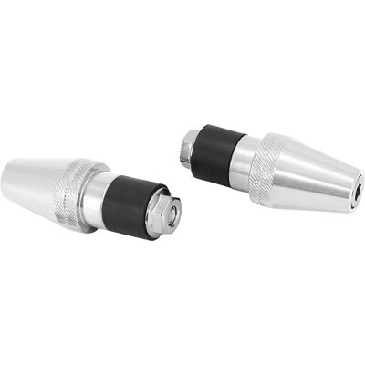 Guidon Replay EMBOUT CONIQUE MOLETE ARGENT POLI DIAM 17 mm PAIRE - Publicité Guidon Replay EMBOUT CONIQUE MOLETE ARGENT POLI DIAM 17 mm PAIRE - Publicité