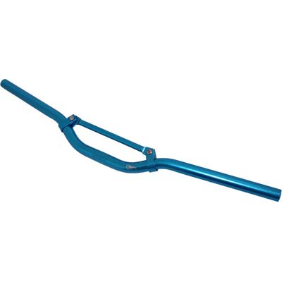 Guidon Replay SCOOT STREET ALU BLEU L625MM BARRE RENFORT H40MM SOUS - Publicité Guidon Replay SCOOT STREET ALU BLEU L625MM BARRE RENFORT H40MM SOUS - Publicité