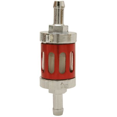 Filtre à essence Replay CYLINDRIQUE AJOURE ALU DIAM 8mm ROUGE - Publicité Filtre à essence Replay CYLINDRIQUE AJOURE ALU DIAM 8mm ROUGE - Publicité