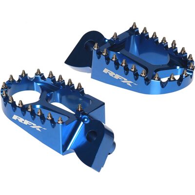 Repose-pieds RFX en aluminium CNC trial Pro (Bleu) - Publicité Repose-pieds RFX en aluminium CNC trial Pro (Bleu) - Publicité