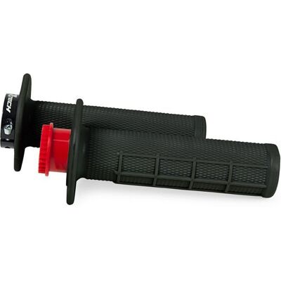 Poignées de guidon Racetech R20 Lock-On - semi-gaufré - Publicité Poignées de guidon Racetech R20 Lock-On - semi-gaufré - Publicité