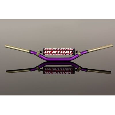Guidon Twinwall Violet Renthal - Handlebar - Publicité Guidon Twinwall Violet Renthal - Handlebar - Publicité