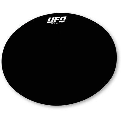 Plaque avant Ufo Planche adhésive ovale noir - Publicité Plaque avant Ufo Planche adhésive ovale noir - Publicité