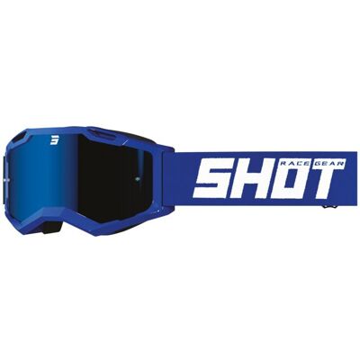 Masque cross Shot ASSAULT 2.0 - SOLID 2025 Blue - Publicité Masque cross Shot ASSAULT 2.0 - SOLID 2025 Blue - Publicité