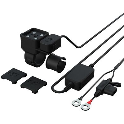 Support Smartphone Oxford CLIQR USB Type C Fixation Guidon Noir - Publicité Support Smartphone Oxford CLIQR USB Type C Fixation Guidon Noir - Publicité