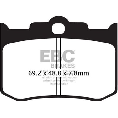 EBC Freins - FA216/3HH - Avant gauche - Kit de plaquettes - Publicité EBC Freins - FA216/3HH - Avant gauche - Kit de plaquettes - Publicité