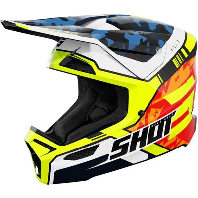Casque cross Shot FURIOUS - FLASH 2025 Flash blue_neon_yellow_glossy - Publicité Casque cross Shot FURIOUS - FLASH 2025 Flash blue_neon_yellow_glossy - Publicité