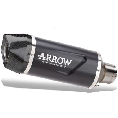 Silencieux Arrow indy race evo alu noir embout carbone Alu dark - Publicité Silencieux Arrow indy race evo alu noir embout carbone Alu dark - Publicité