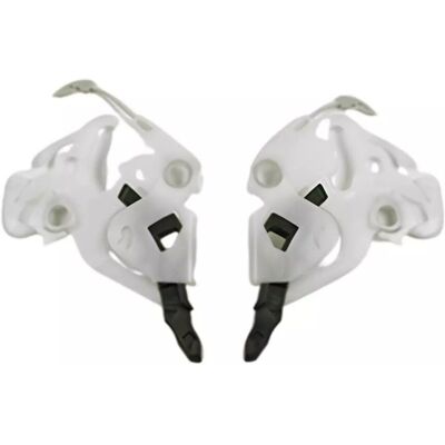 Platines d'écran casque Arai RX-7V / RX-7V EVO / Quantic / Chaser-X Blanc - Publicité Platines d'écran casque Arai RX-7V / RX-7V EVO / Quantic / Chaser-X Blanc - Publicité