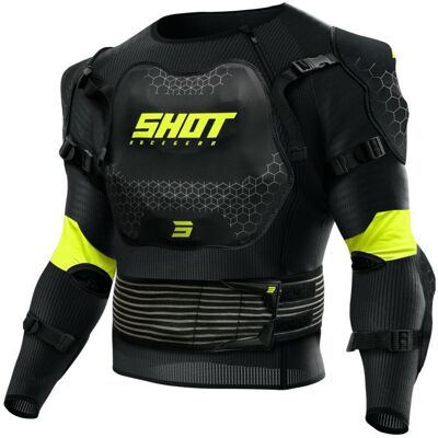 Gilet de protection Shot OPTIMAL 2.0 ENFANT Black Neon Yellow - Publicité Gilet de protection Shot OPTIMAL 2.0 ENFANT Black Neon Yellow - Publicité