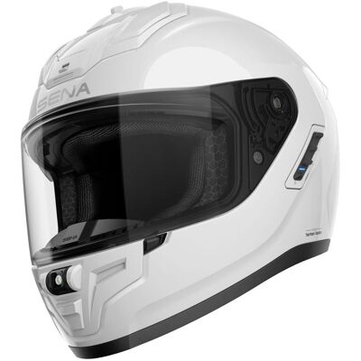 Casque moto intelligent Sena Phantom 60S blanc - Publicité Casque moto intelligent Sena Phantom 60S blanc - Publicité