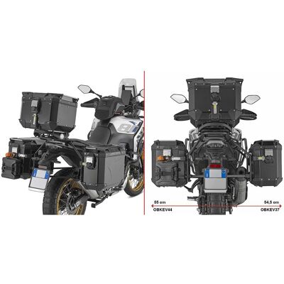 Support valises Givi OBK - Publicité Support valises Givi OBK - Publicité