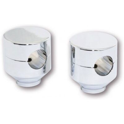 Pontet de guidon Highsider RISER PISTON Chrome - Publicité Pontet de guidon Highsider RISER PISTON Chrome - Publicité