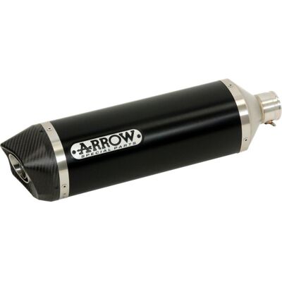 Silencieux Arrow indy race alu dark embout carbone - Publicité Silencieux Arrow indy race alu dark embout carbone - Publicité