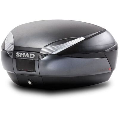 Top case Shad SH 48 noir et gris foncé Noir - Publicité Top case Shad SH 48 noir et gris foncé Noir - Publicité